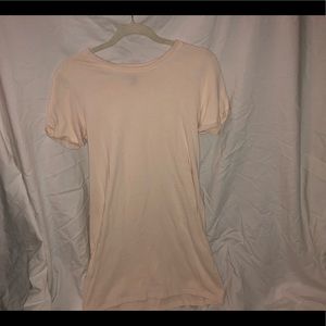 Peach Colored T-Short Dress